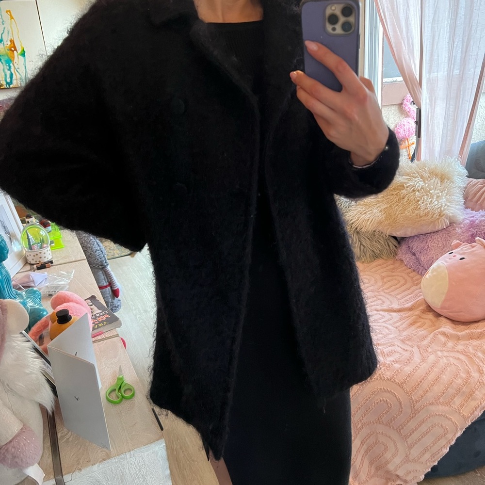 Oversized wool coat JOHN RICHMOND - Picture 6 of 6